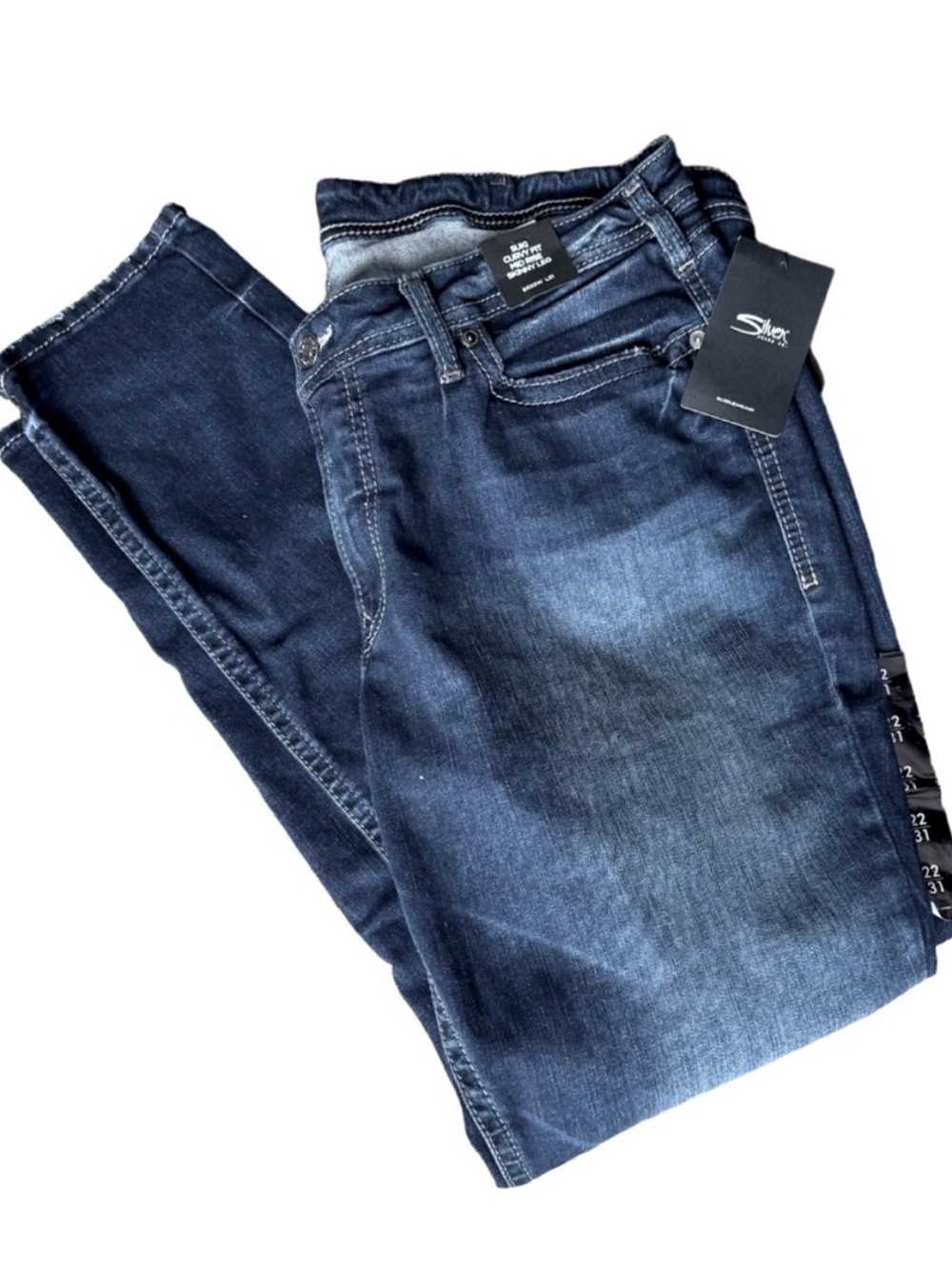 Silver Jeans Suki Skinny Midrise Curvy Fit Jeans 22W